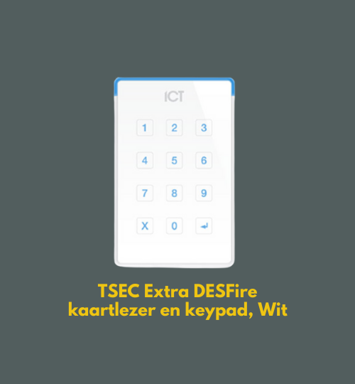 Wit kaartlezer touchpad